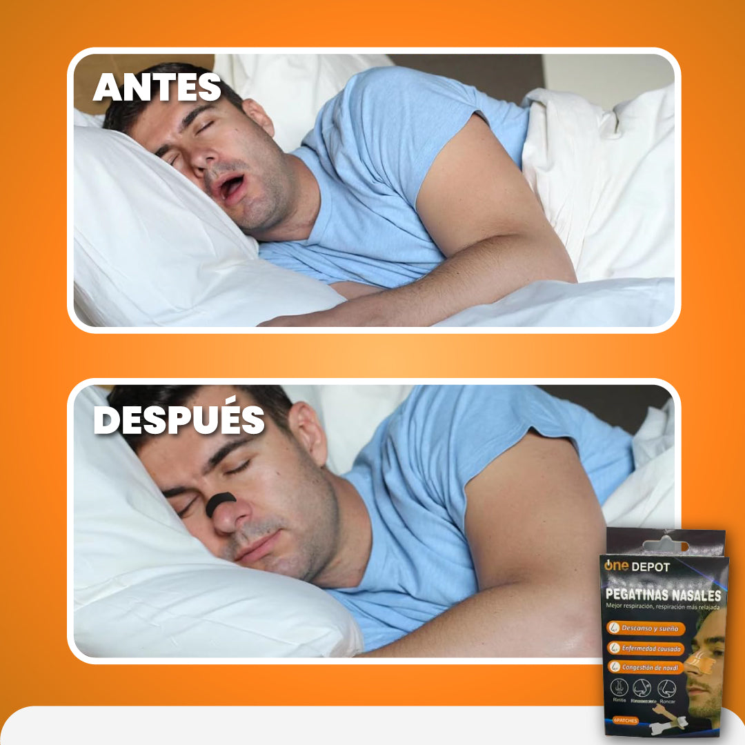 12 Parches nasales para mejorar la respiración - Nasal Sleep™