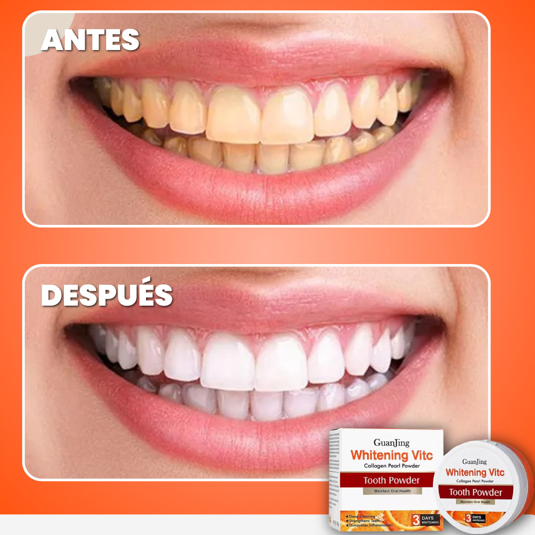 Polvo de colágeno blanqueador para dientes - Triple White™