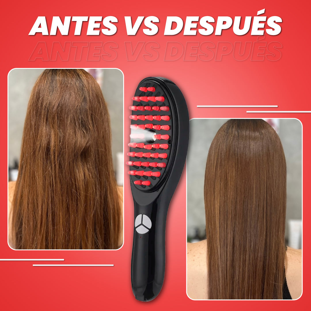 Cepillo anti frizz con nano spray - Smooth Hair™