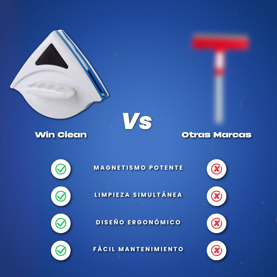 Limpiador de ventanas y vidrios magnético - Win Clean™