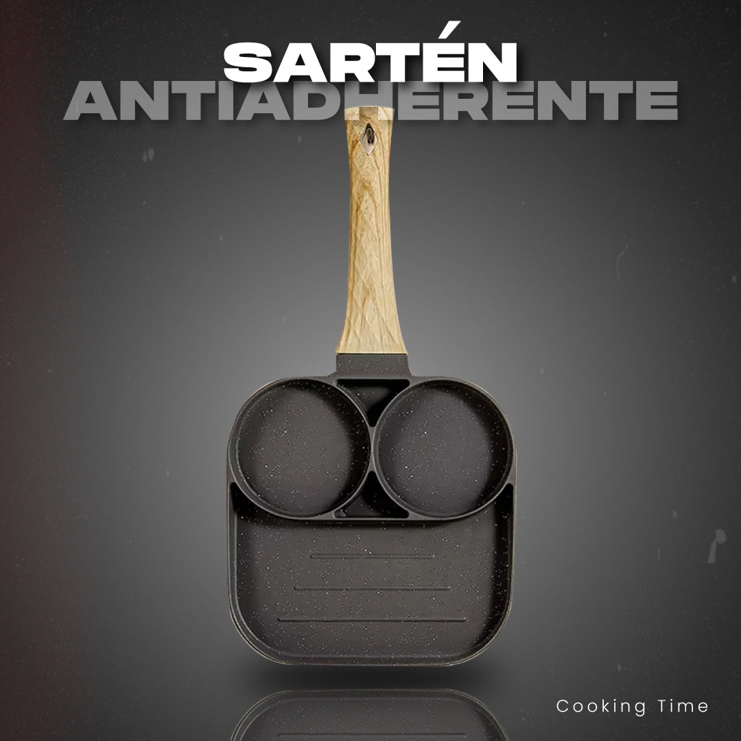 Sartén antiadherente 3 en 1 - Cooking Time™