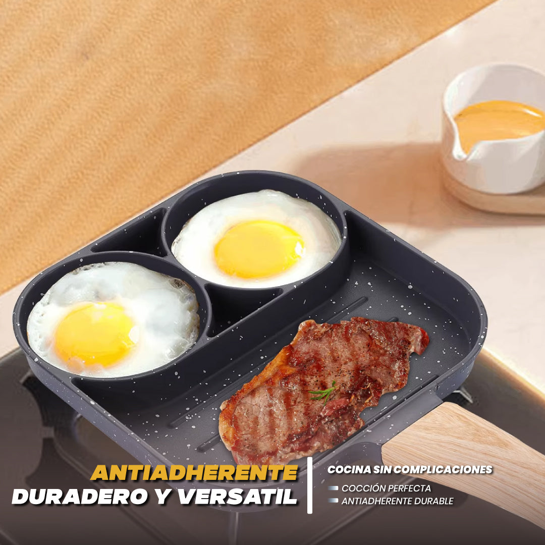 Sartén antiadherente 3 en 1 - Cooking Time™