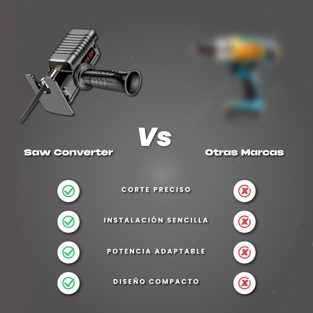 Sierra eléctrica para taladro - Saw Converter™