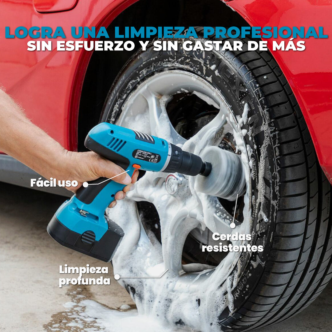 Set de 4 cepillos eléctricos de limpieza para taladros- Power Brush™