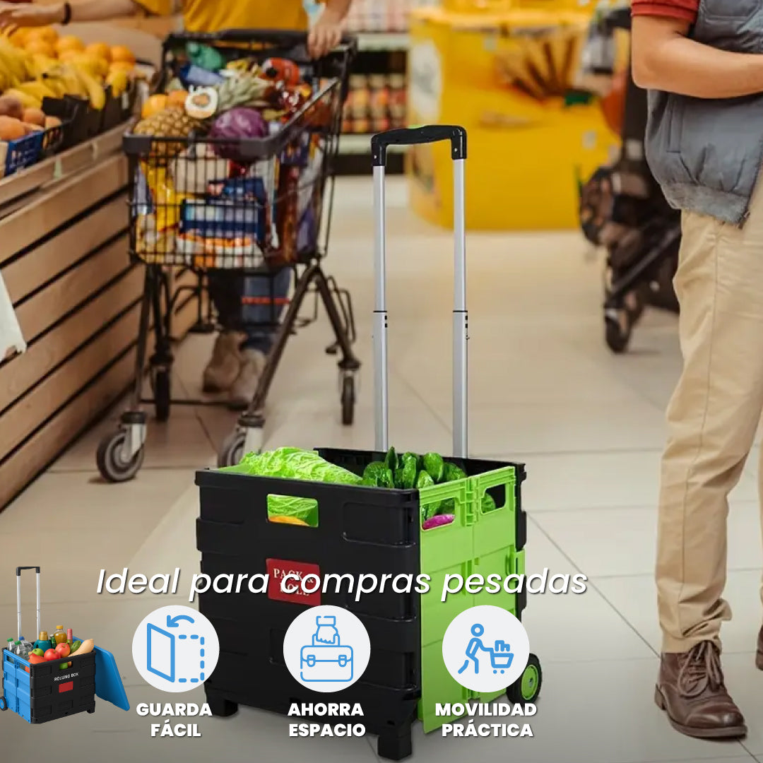 Carro de compras plegable - Rolling Box™