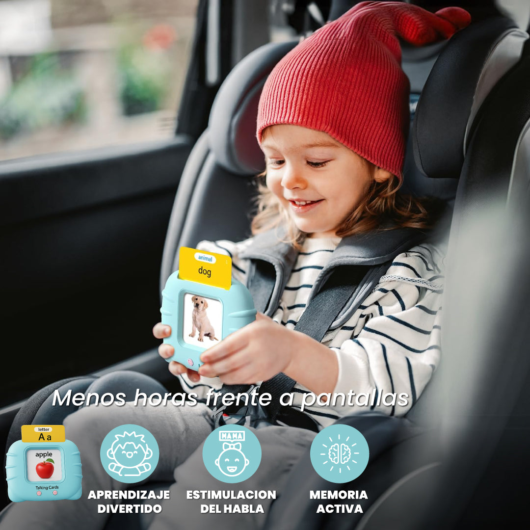 Dispositivo parlante + 224 Tarjetas GRATIS educativas para niños - Talking Cards™