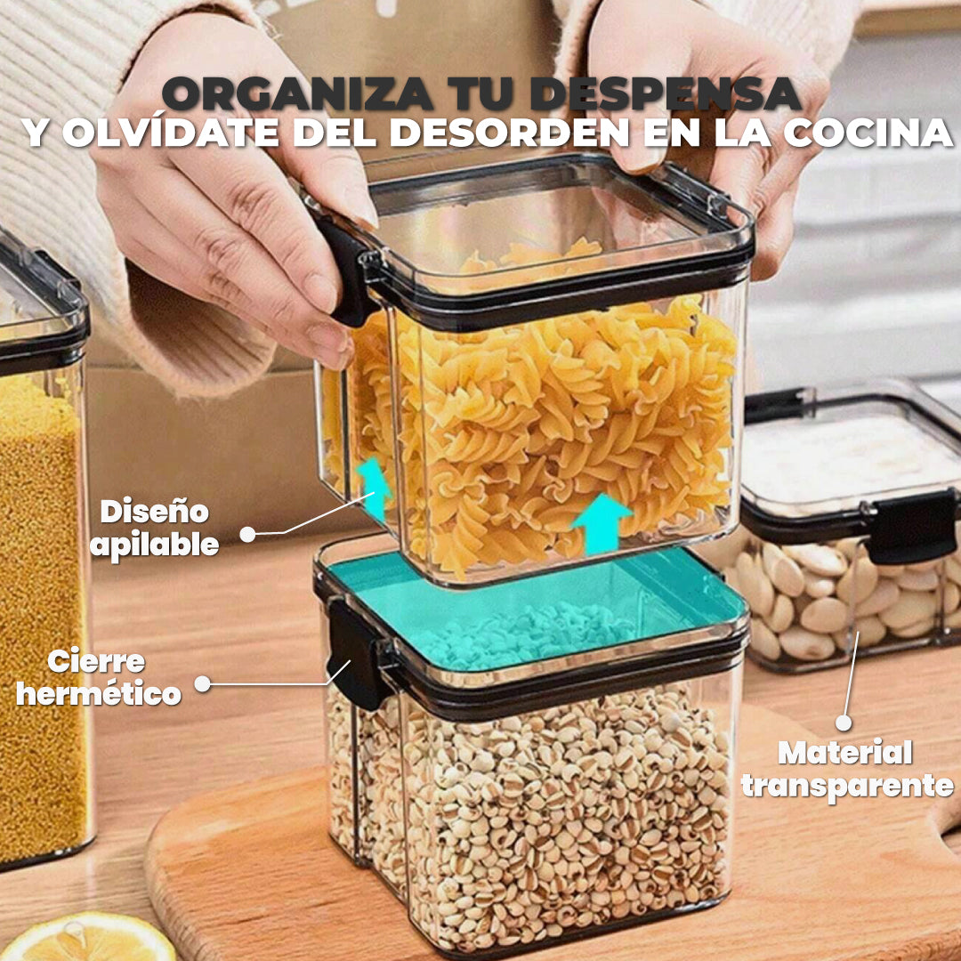 Set de 7 recipientes organizadores de cocina - Kitchen Store™