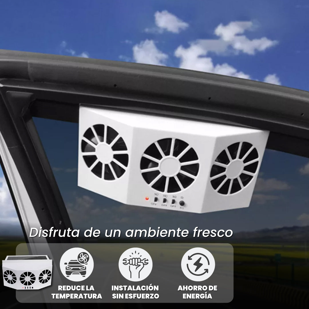 Ventilador de enfriamiento con energía solar - CoolCar™
