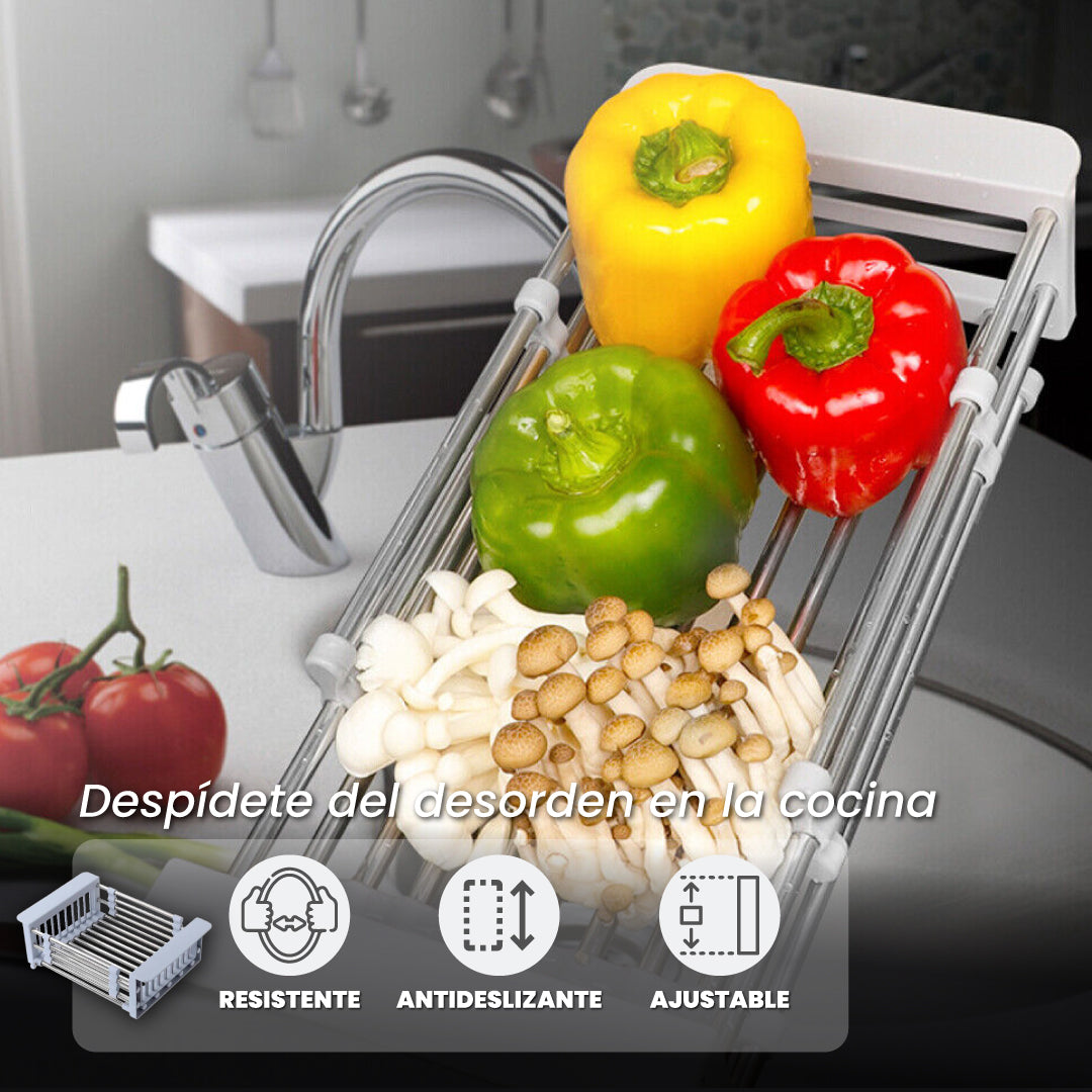 Rejilla escurridora expandible + 1 Afilador de cuchillos GRATIS - Flex Dry™