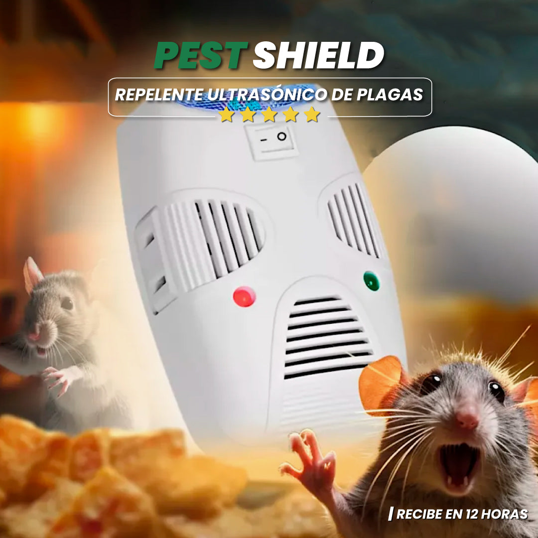 Repelente ultrasónico de plagas - Pest Shield™