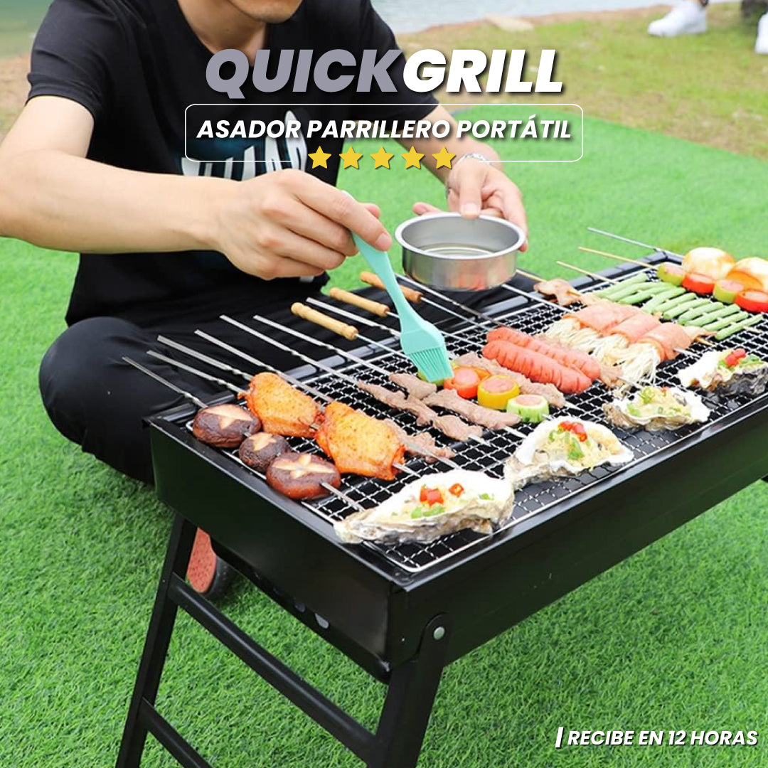 Asador parrillero portátil - QuickGrill™