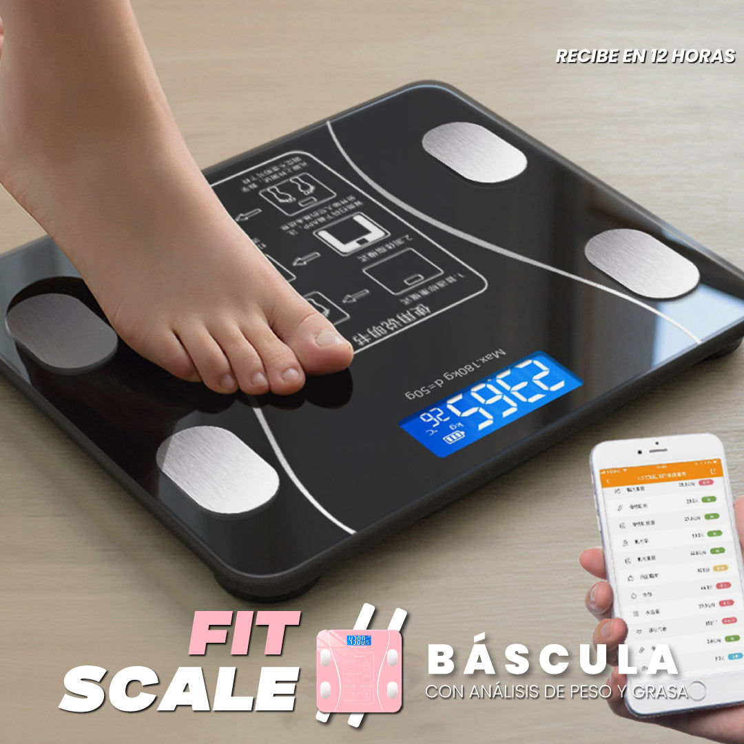 Báscula con análisis de peso y grasa - Fit Scale™