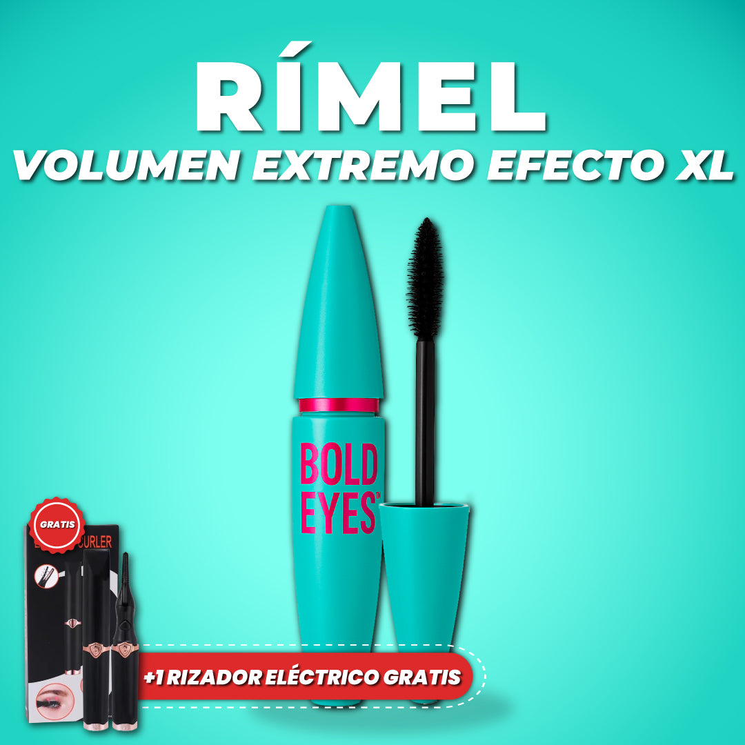 Rímel volumen extremo efecto XL + Rizador eléctrico GRATIS - Bold Eyes™