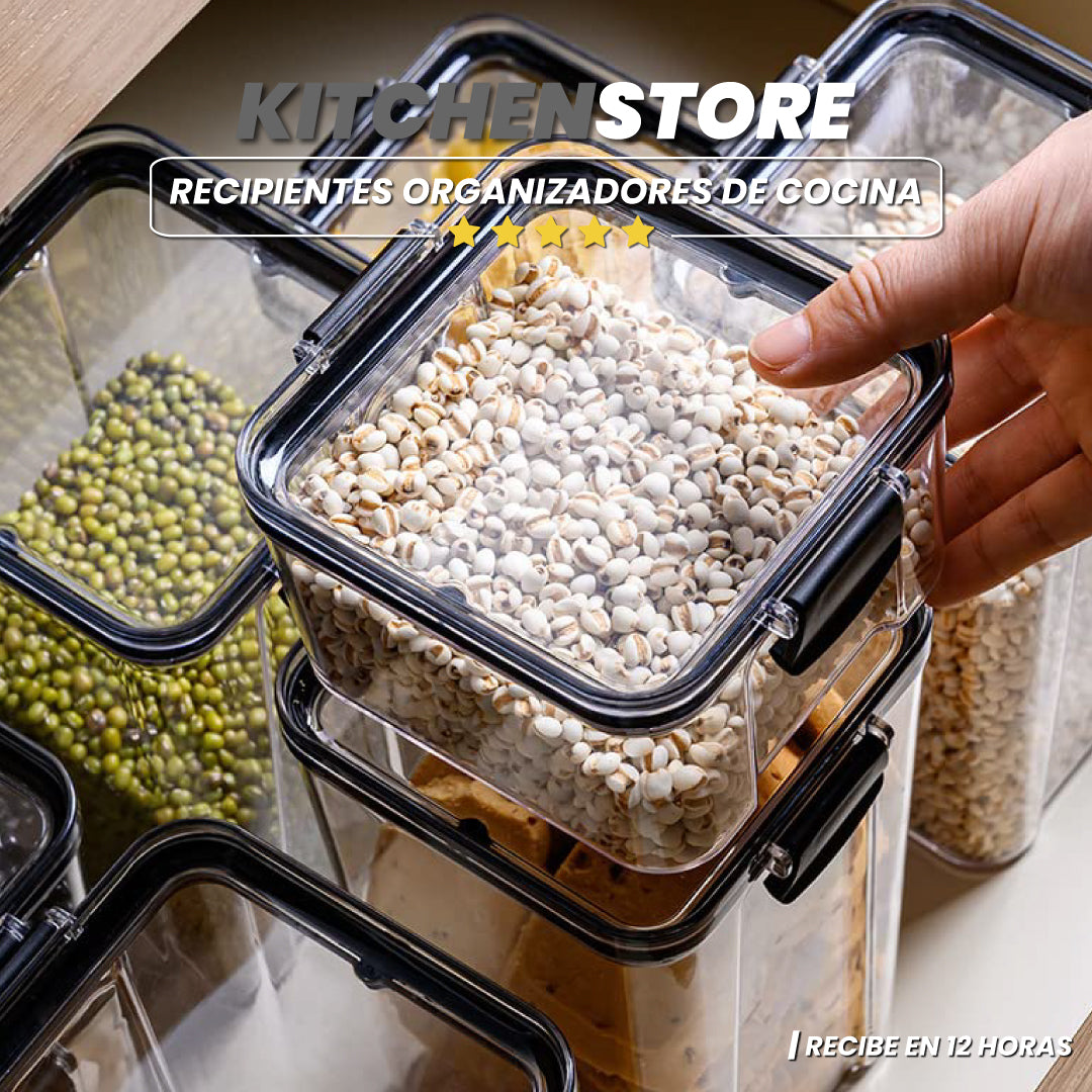 Set de 7 recipientes organizadores de cocina - Kitchen Store™