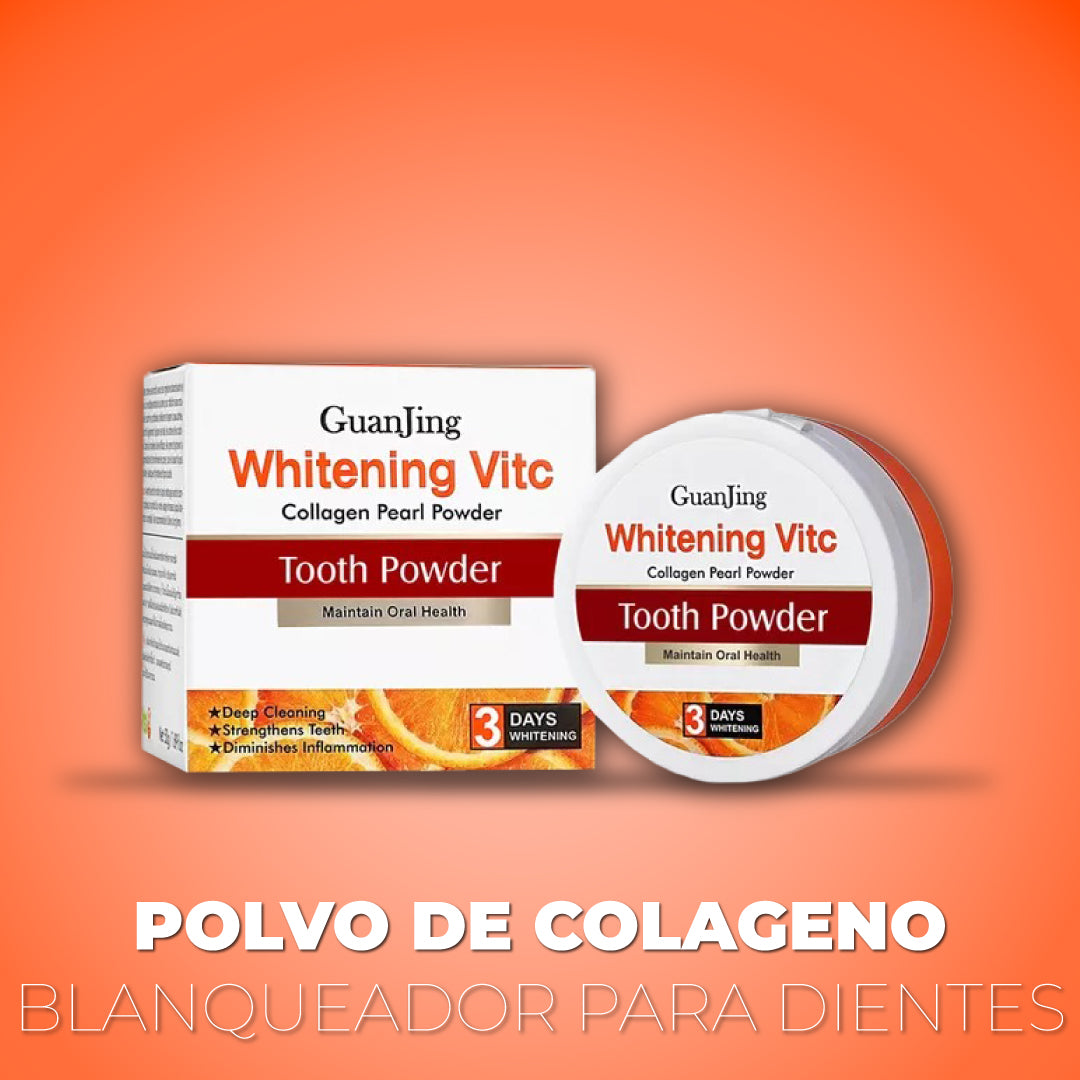 Polvo de colágeno blanqueador para dientes - Triple White™