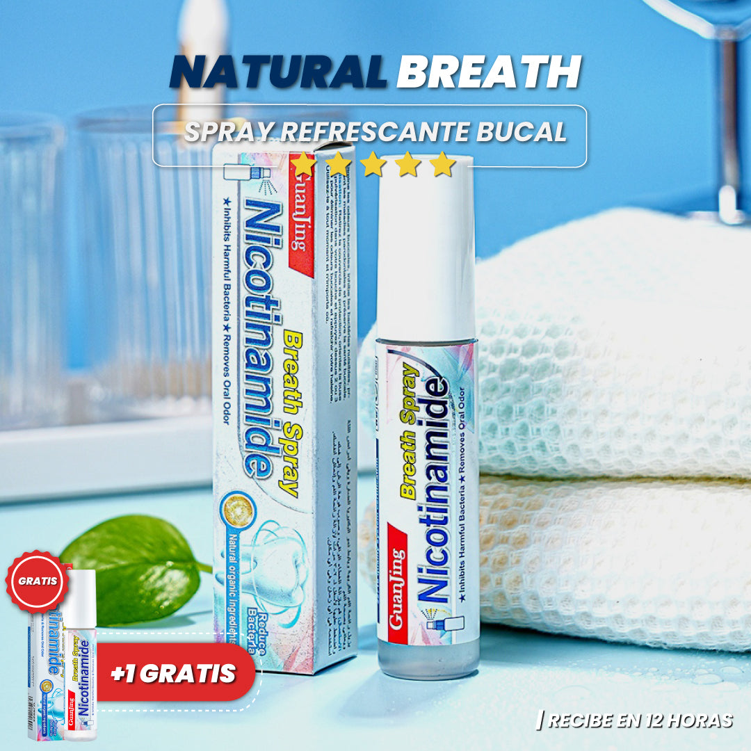 Spray refrescante bucal + 1 GRATIS - Natural Breath™