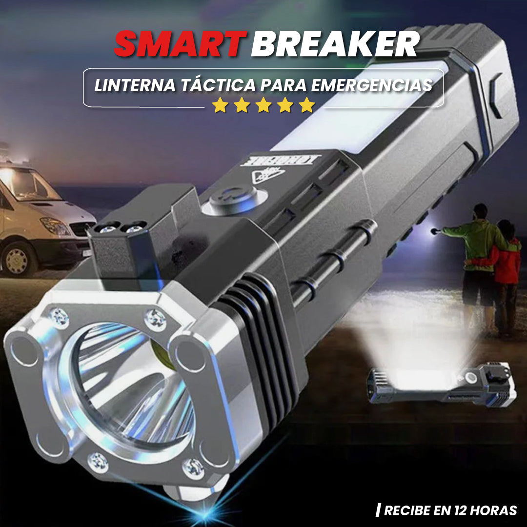 Linterna táctica para emergencias - Smart Breaker™