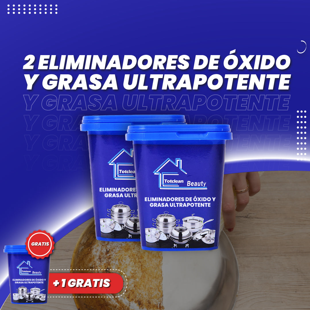 2 Eliminadores de óxido y grasa ultrapotente + 1 Gratis - Grease Polish™