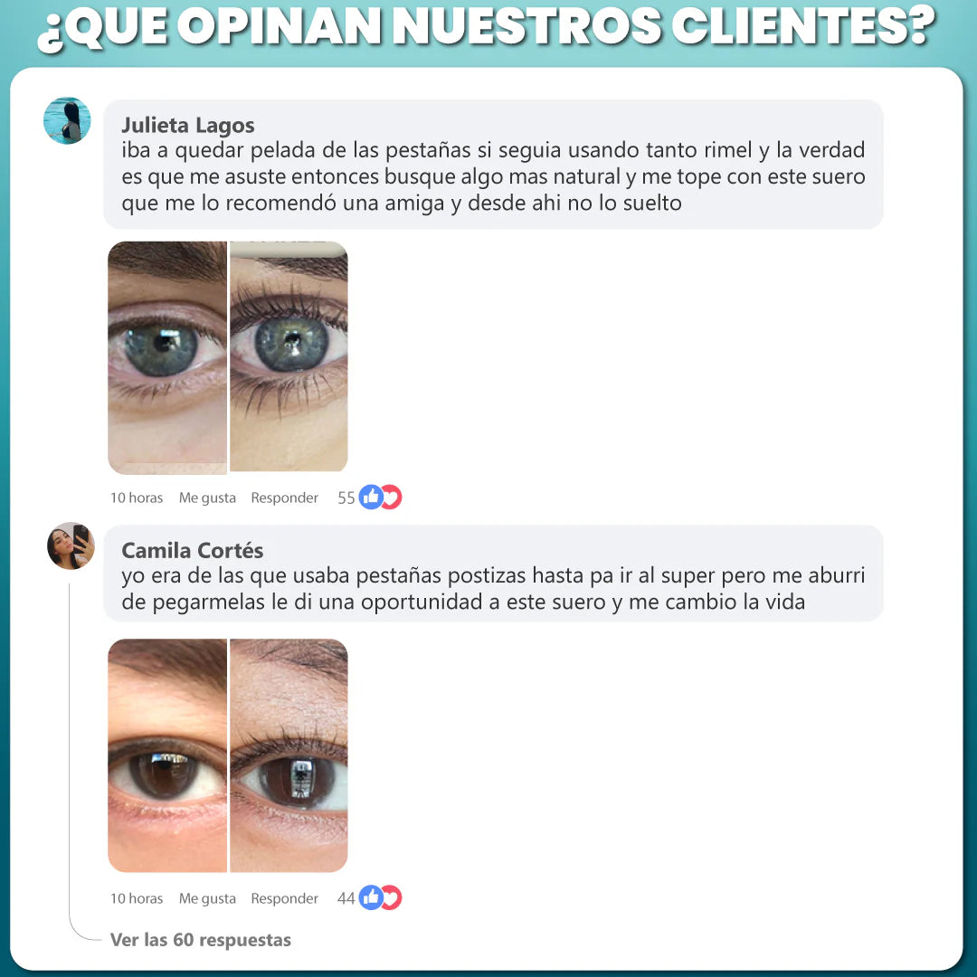 Serum para crecimiento de pestañas + 1 GRATIS - Grow Lash™