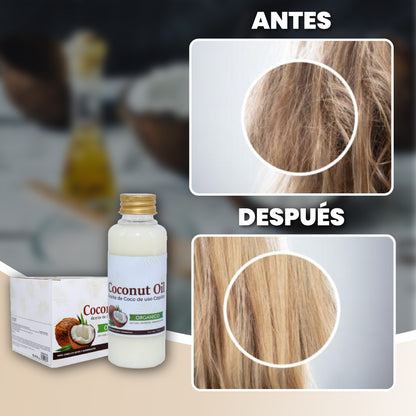 Aceite de coco para revitalizar tu cabello - Coconut™