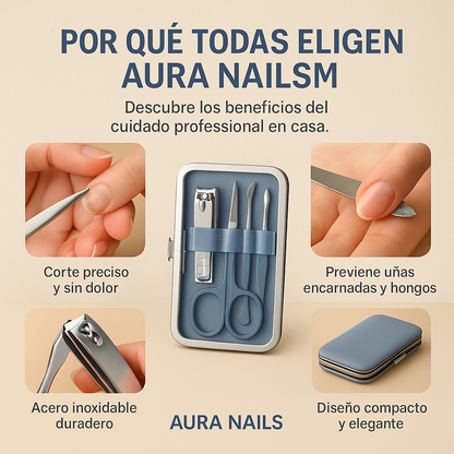 Mini kit para el cuidado de las uñas - Aura Nails