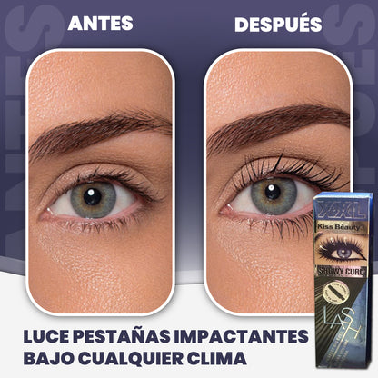 Máscara de pestañas voluminizadora y resistente al agua - Beauty Curl™