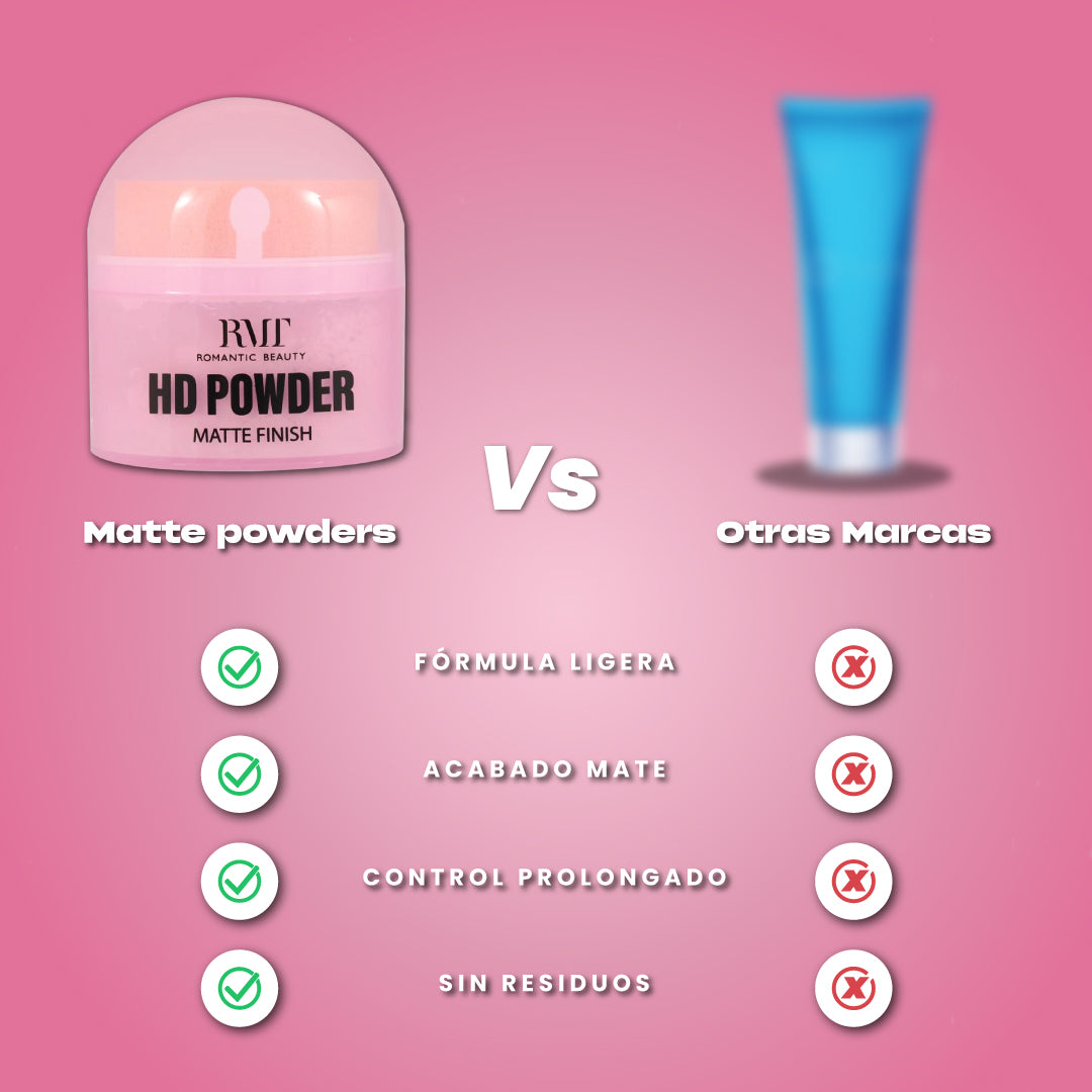 Polvos para el control de grasa - Matte powders™