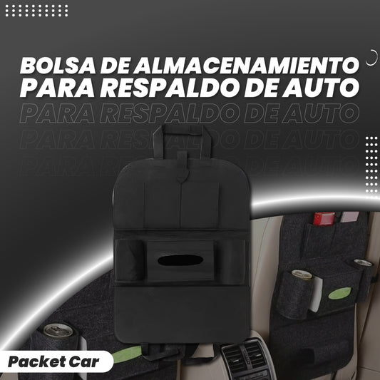 Bolsa de almacenamiento para respaldo de auto - Packet Car™