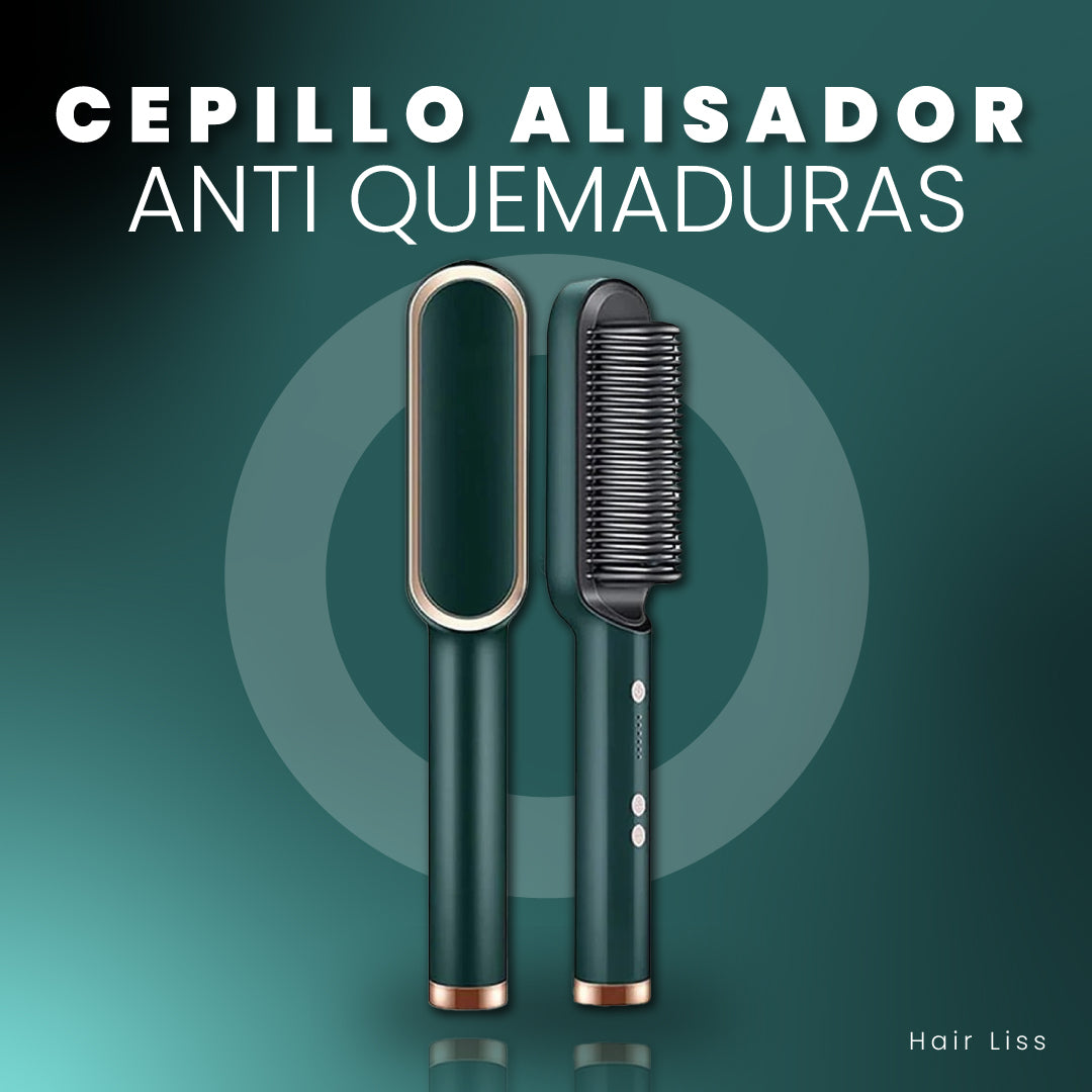 Cepillo alisador anti quemaduras - Hair Liss™