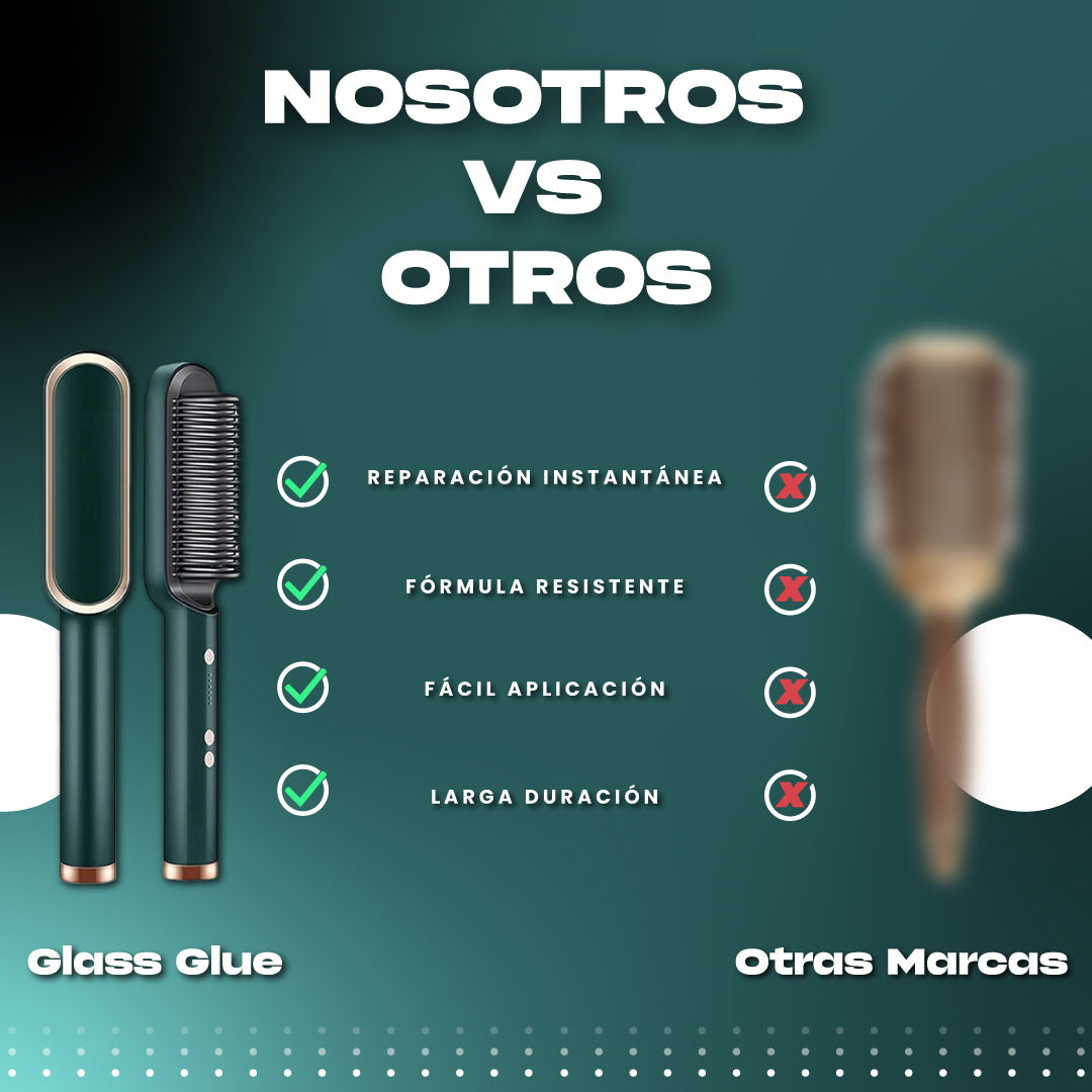 Cepillo alisador anti quemaduras - Hair Liss™