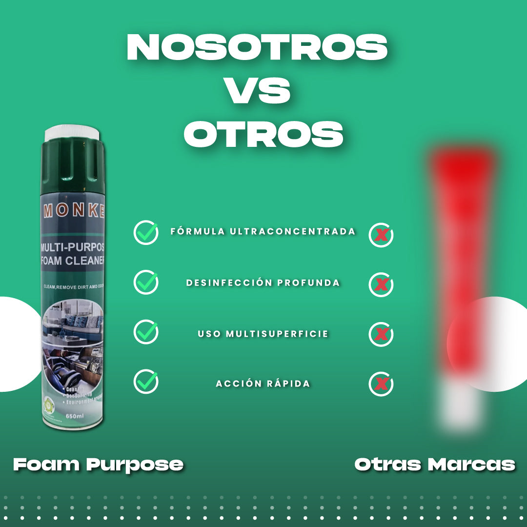 Potente limpiador multiusos - Foam Purpose™