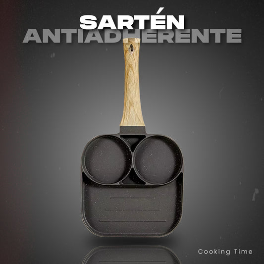 Sartén antiadherente 3 en 1 - Cooking Time™