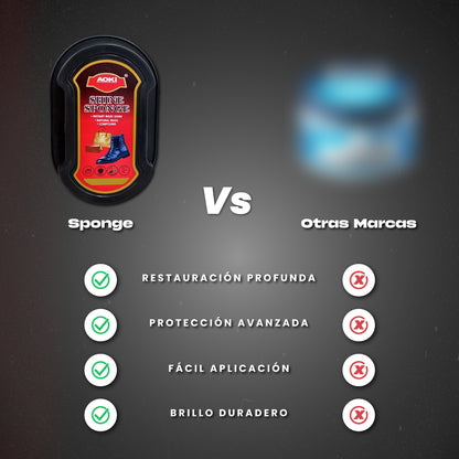 Crema renovadora para cuero y zapatos - Sponge™