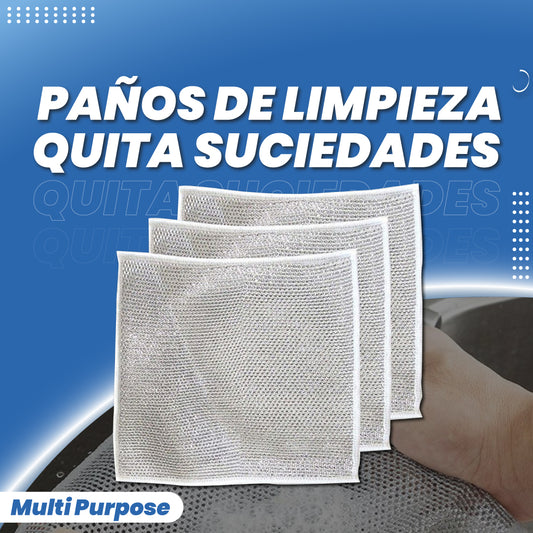 Pack de 10 paños de limpieza quita suciedades - Multi Purpose™