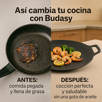 Plancha antihaderente de 30 cm - Budasy™