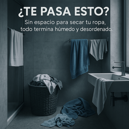 Colgador de ropa de 2 metros de largo - Ordenmax™