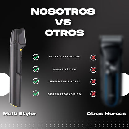 Máquina de cortar el pelo y rasuradora 2 en 1 - Multi Styler™