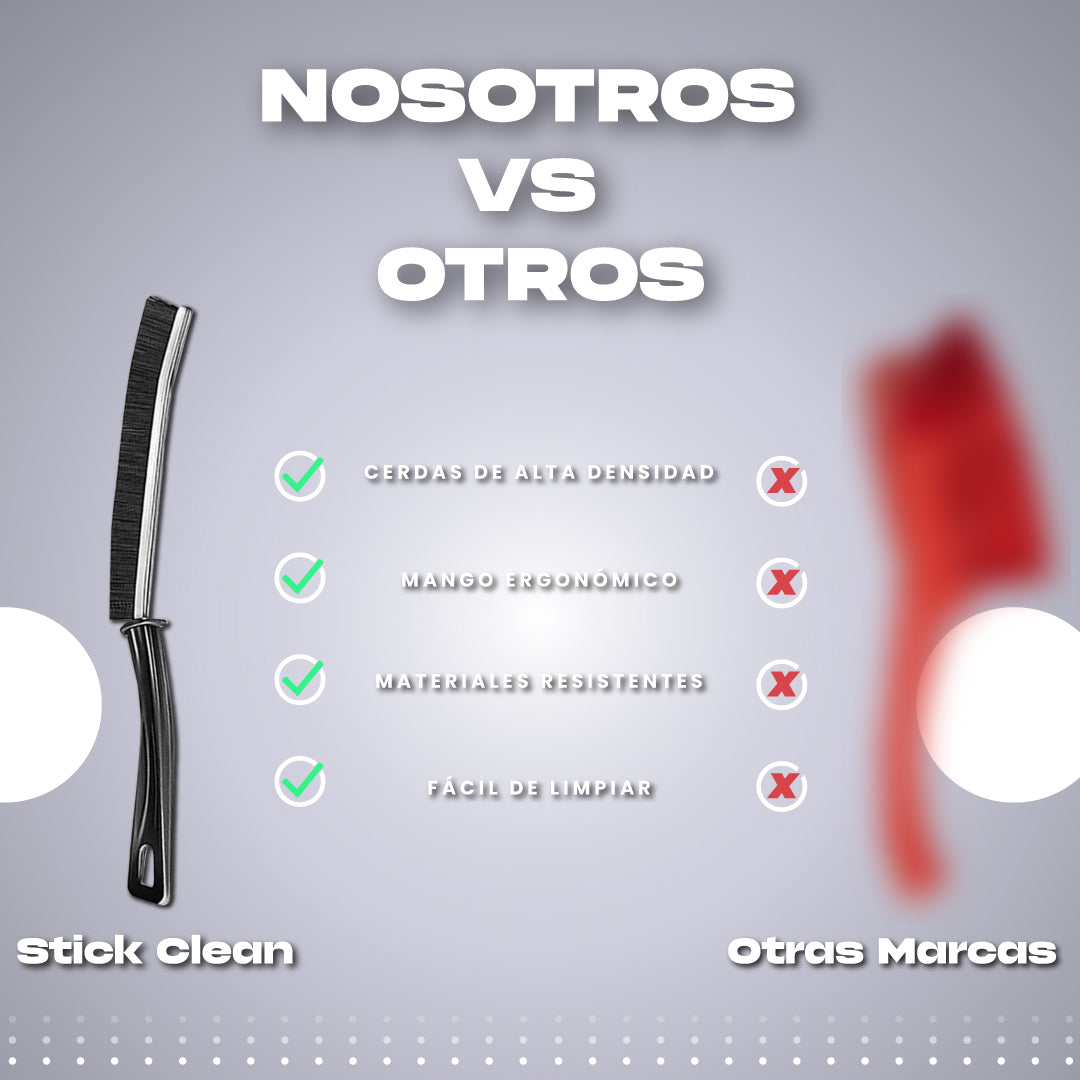 Cepillo limpiador de espacios difíciles - Stick Clean™