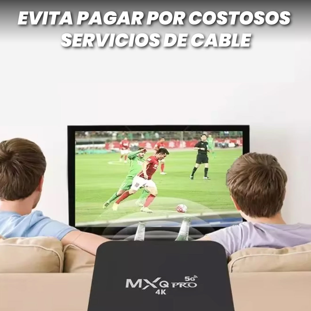 Antena de TV con todos los canales y plataformas gratis 4K - MXQ Pro™