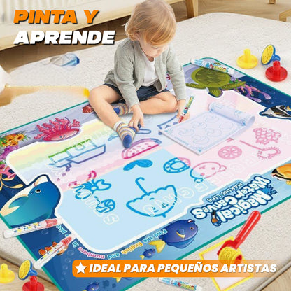 Alfombra de dibujo para pintar con agua - Drawing Magic™