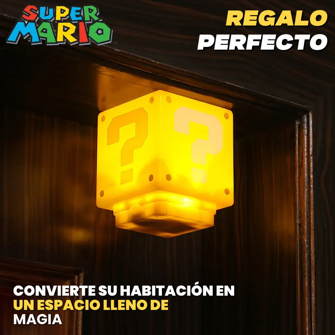 Lámpara Super Mario con sonido y efecto de luz - Block Light