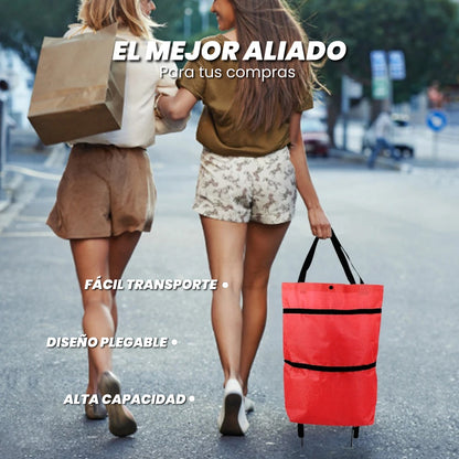 Bolsa de compras multifuncional con ruedas- Shop Roll™