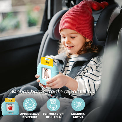 Dispositivo parlante + 224 Tarjetas GRATIS educativas para niños - Talking Cards™