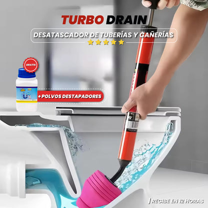 Desatascador de tuberías y cañerías - Turbo Drain™