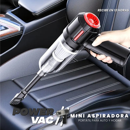Mini aspiradora portátil para auto y hogar - Power Vac™