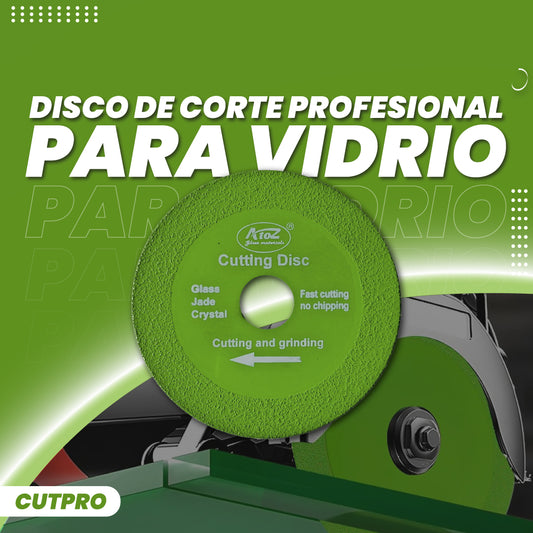 Disco de corte profesional para vidrio - CutPro™