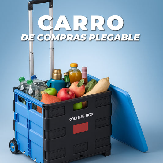 Carro de compras plegable - Rolling Box™