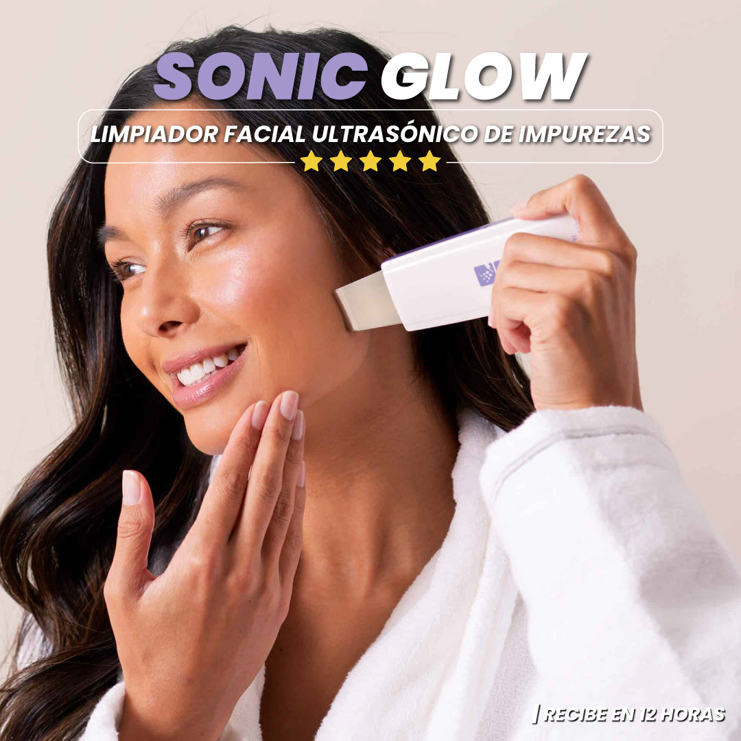 Limpiador facial ultrasónico de impurezas - Sonic Glow™