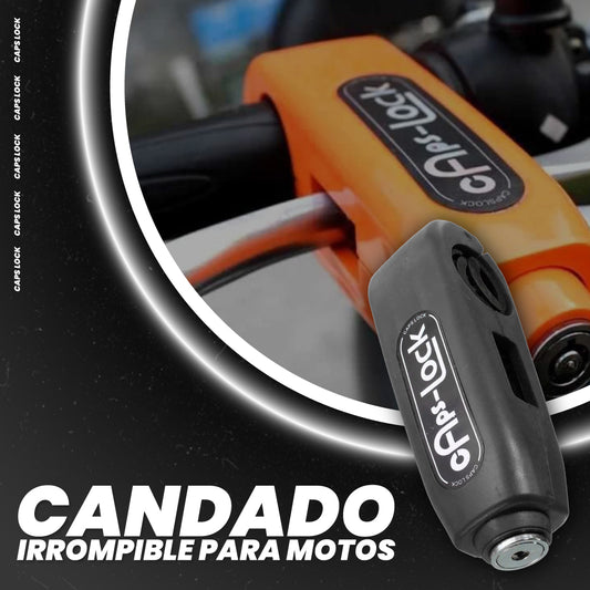 Candado irrompible para motos - Caps Lock™