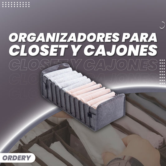 Organizadores para closet y cajones - Ordery™